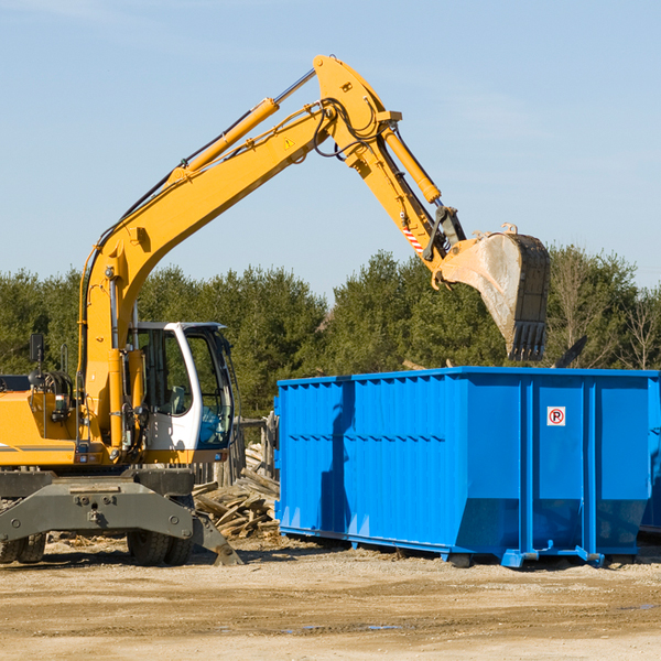 can i rent a residential dumpster for a construction project in Underwood